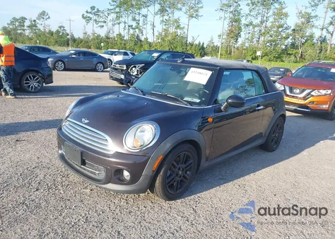 2015 Mini Convertible Cooper из США, поврежденный, VIN WMWZN3C53FT861758